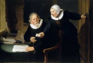 The Shipbuilder and his Wife: Jan Rijcksen (1560/2-1637) and his Wife, Griet Jans Signed and dated 1633