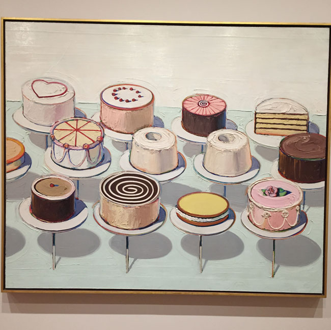 Cakes 1963 Thiebaud, Wayne. American, born 1920