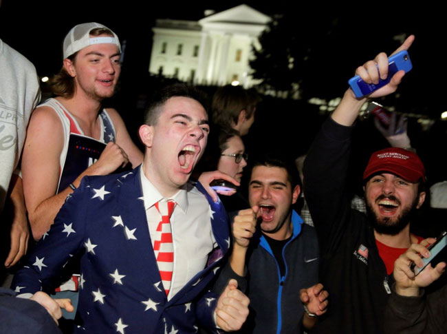 From The impossible has happened" Washington Post